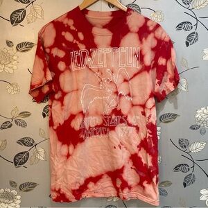 Led Zeppelin Bleach Dyed Shirt